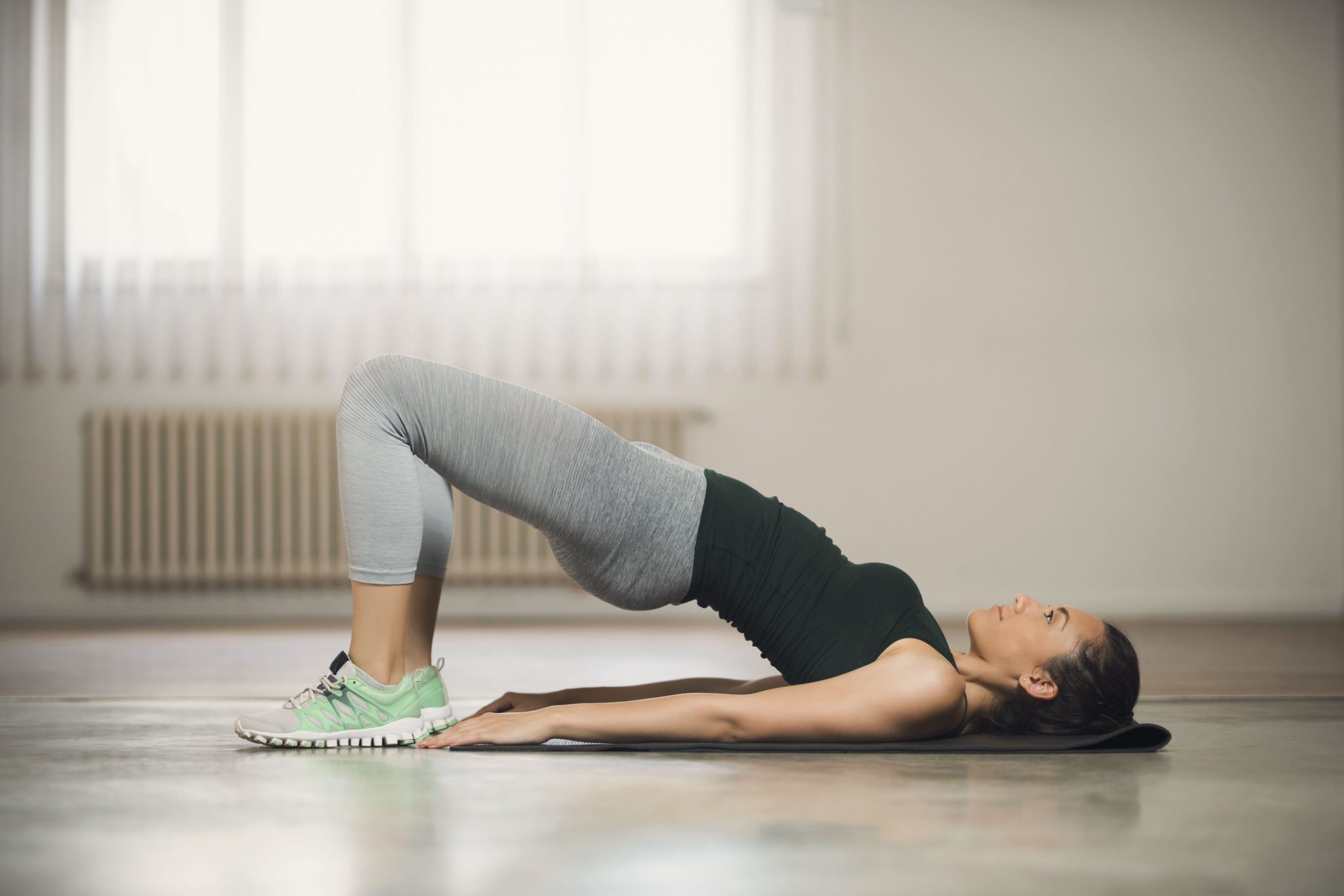 girl doing asanas