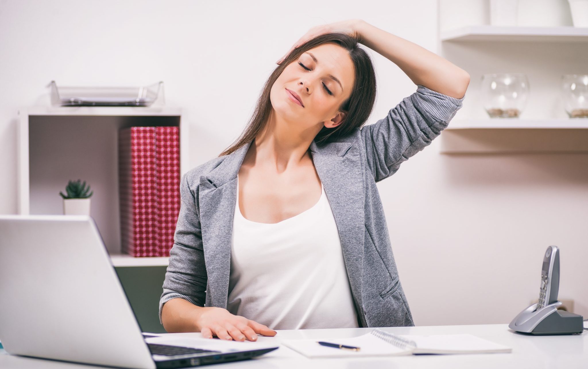 girl at the office