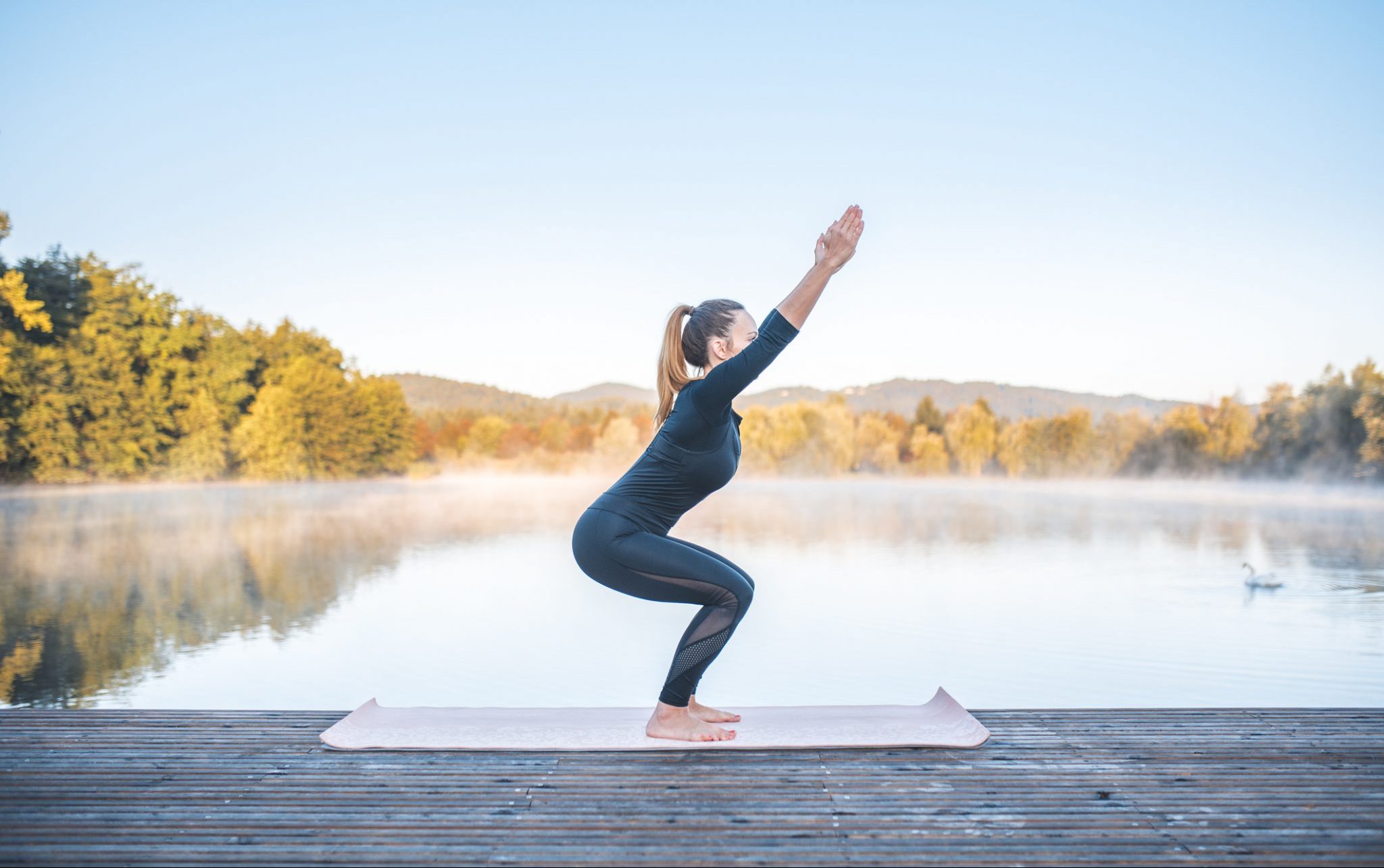 chair yoga pose