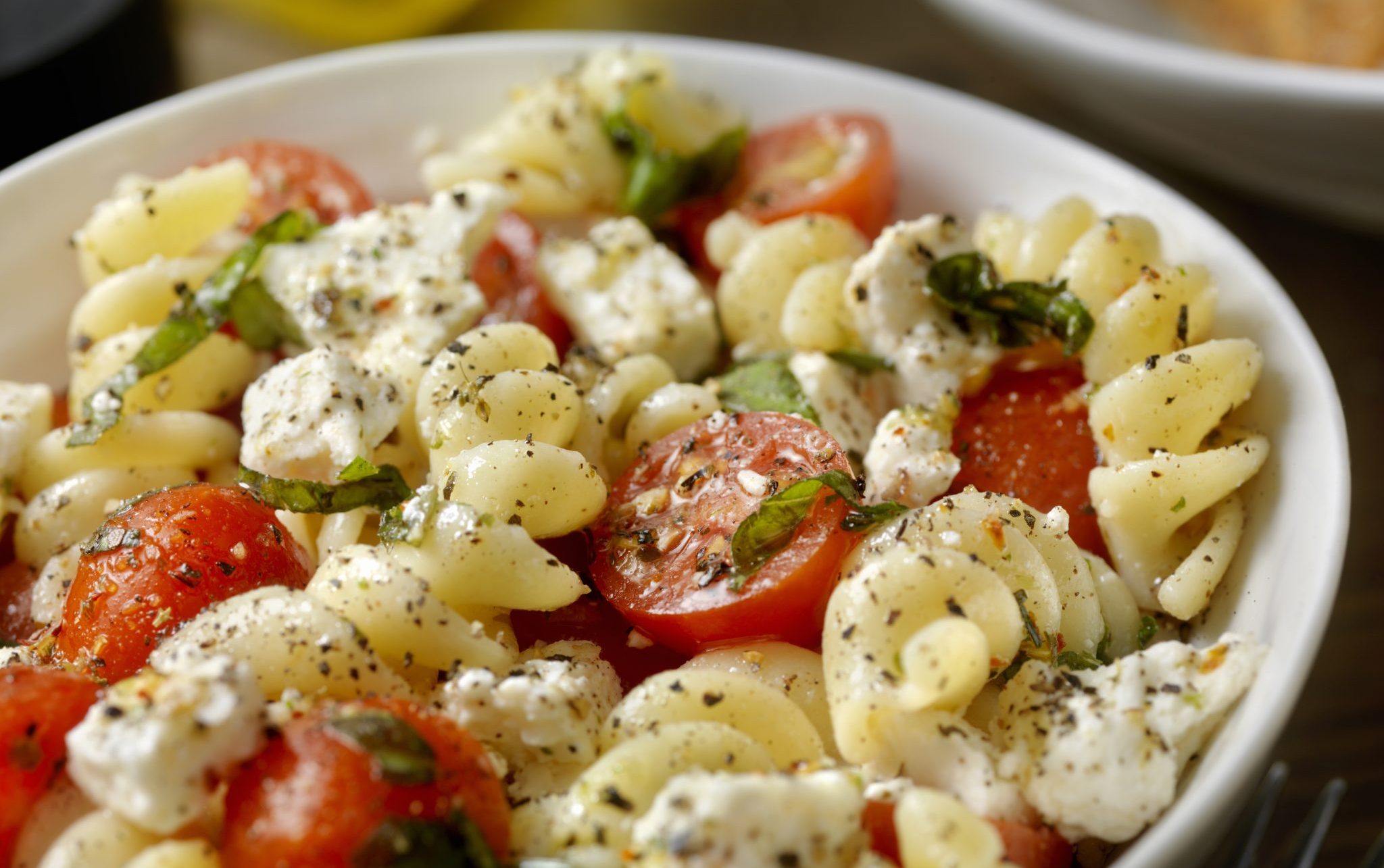 pasta and veggies