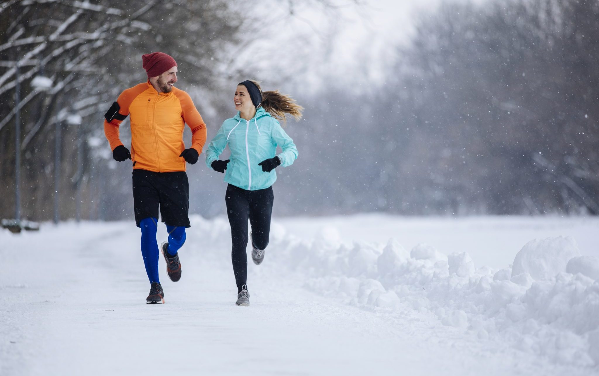 Running in the cold