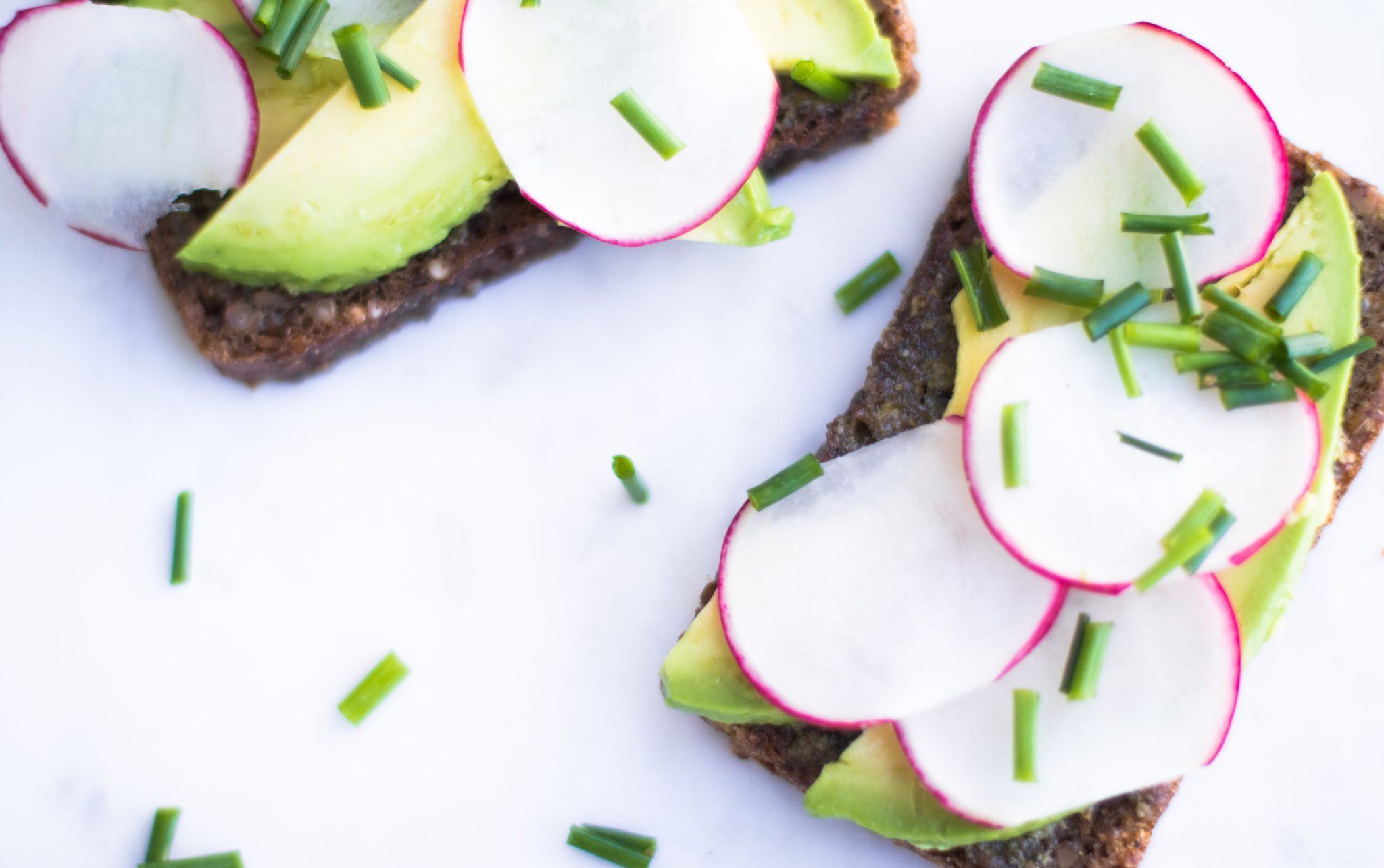 avocado radish