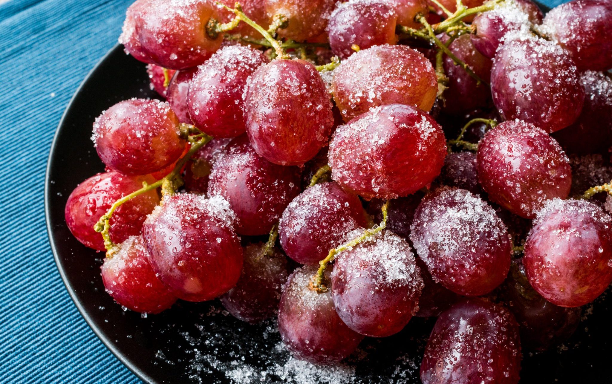 frozen grapes