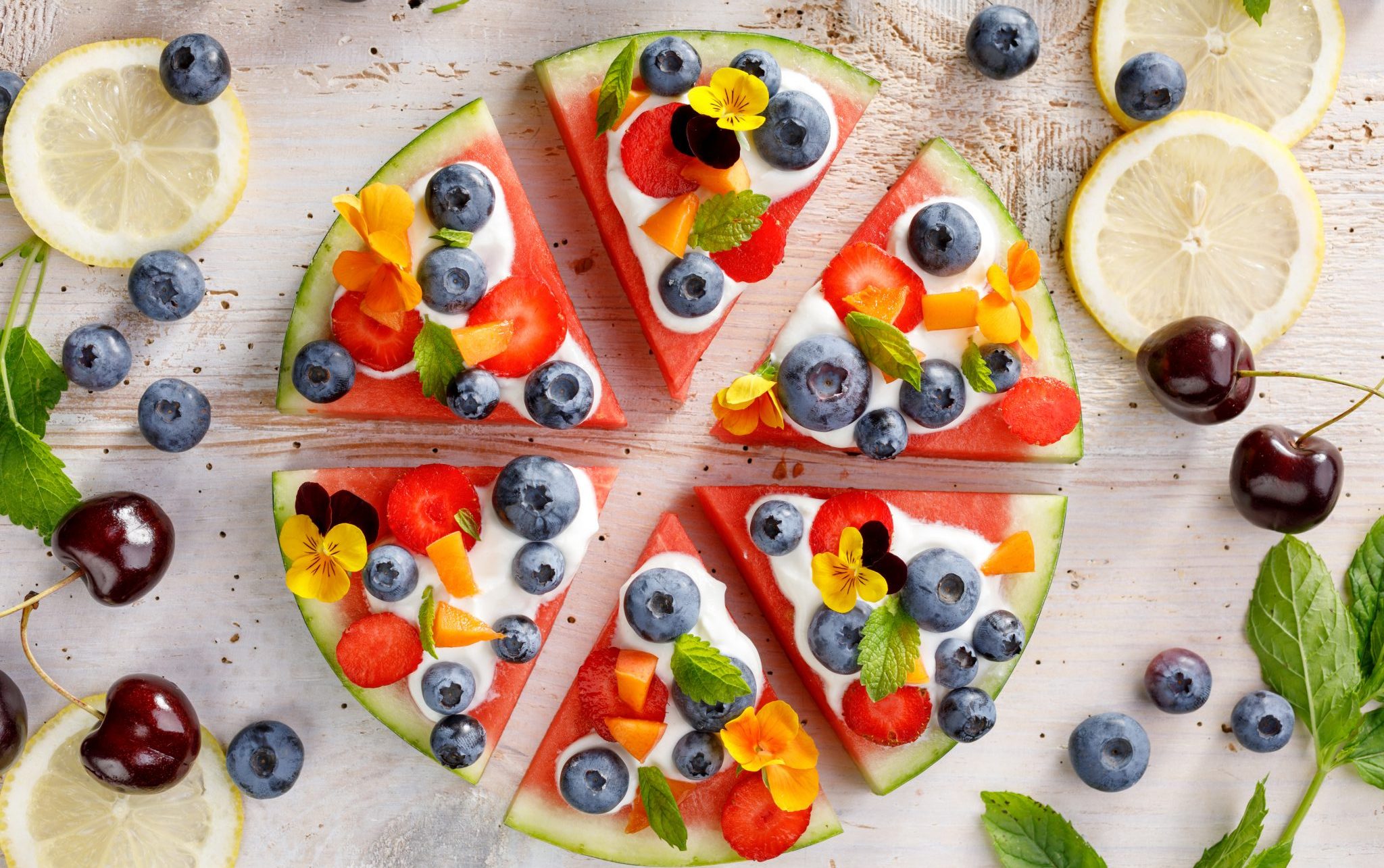 watermelon pizza