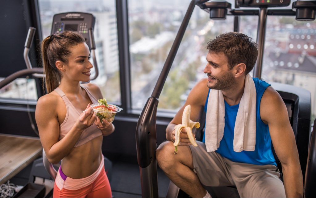 working out together