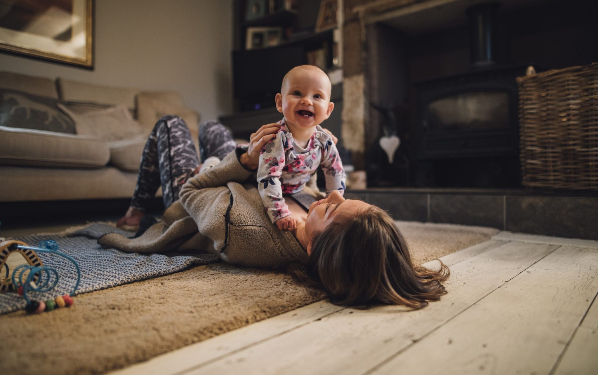 laughing baby